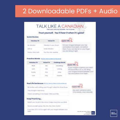 Talk Like a Canadian for Slavic Language Speakers